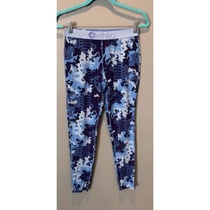 Ethika Women’s Leggings Size M Blue Multi-Print